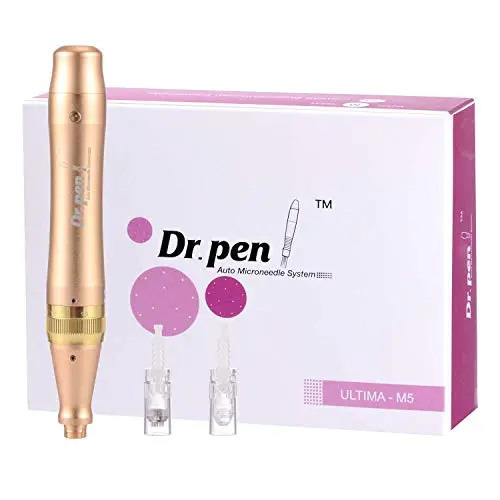 Dr. Pen M7 قلم مايكرو نيدلينج احترافي – قلم كهربائي وايرلس لعلاجات البشرة المتقدمة مع 2 خرطوشة إبر 12 بن - الافتراضي