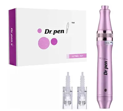 Dr. Pen M7 قلم مايكرو نيدلينج احترافي – قلم كهربائي وايرلس لعلاجات البشرة المتقدمة مع 2 خرطوشة إبر 12 بن - صورة إضافية