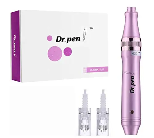 Dr. Pen M7 قلم مايكرو نيدلينج احترافي – قلم كهربائي وايرلس لعلاجات البشرة المتقدمة مع 2 خرطوشة إبر 12 بن - الافتراضي