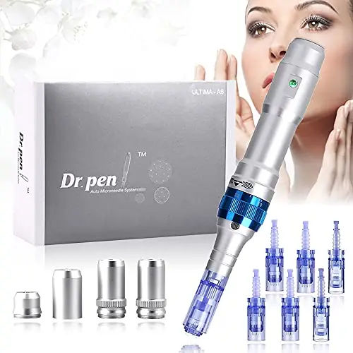 Dr. Pen M7 قلم مايكرو نيدلينج احترافي – قلم كهربائي وايرلس لعلاجات البشرة المتقدمة مع 2 خرطوشة إبر 12 بن - الافتراضي