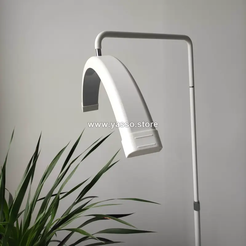 مصباح LED نصف القمر Half Moon Light الاحترافي لصالونات التجميل وعيادات العناية بالبشرة  - لون ابيض - YASSO STORE