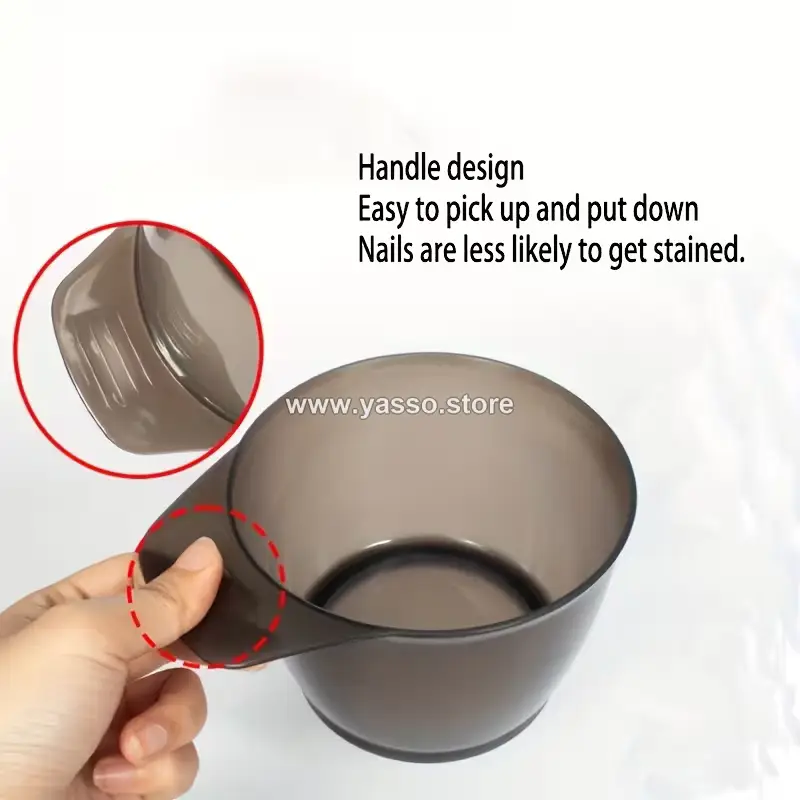 طبق صبغة وسط بلاستيك عميق  - YASSO STORE