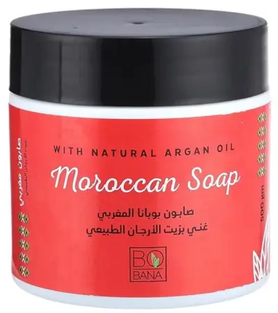 صابون بوبانا المغربي الفاخر بزيت الأرجان – تنظيف عميق وترطيب فاخر - YASSO STORE
