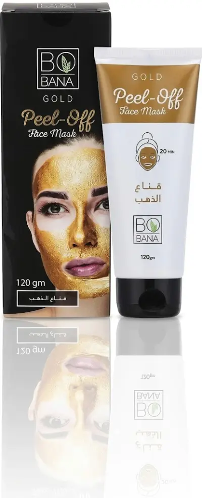 ماسك قناع الذهب الفاخر لتجديد ونضارة البشرة من بوبانا - لجميع أنواع البشرة - ذهب - YASSO STORE