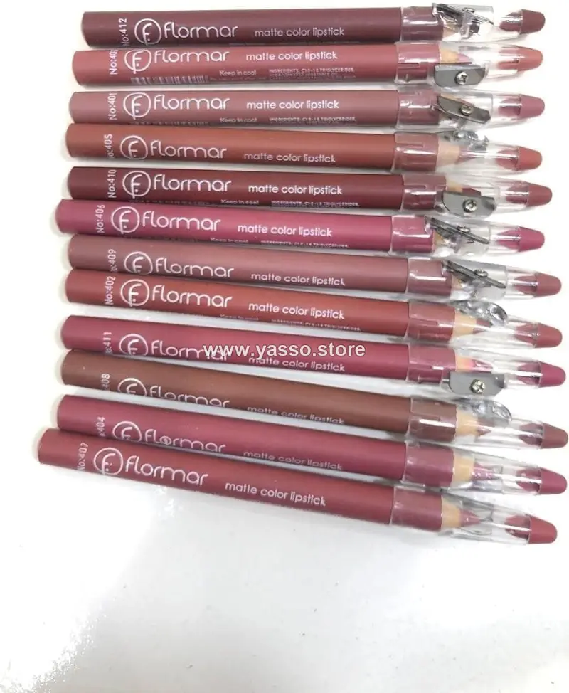 قلم روج فلومار الخشبي الفاخر: دقة التحديد وسحر اللون في لمسة واحدة 💄✨ - YASSO STORE
