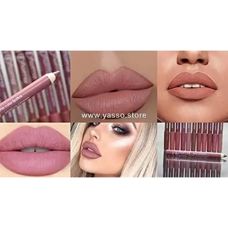 قلم روج فلومار الخشبي الفاخر: دقة التحديد وسحر اللون في لمسة واحدة 💄✨ - YASSO STORE