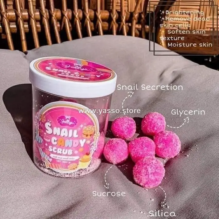 كاندي سكراب: سر الأنوثة والنعومة الكورية الفاخرة 🍬✨ - YASSO STORE