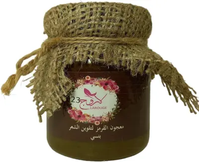 قرمز لاروج معجون تلوين الشعر - بنى - YASSO STORE