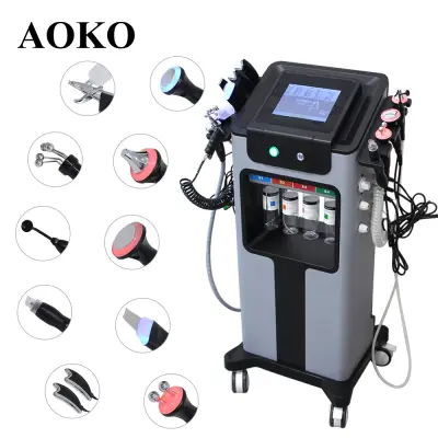 جهاز الهيدرافيشل المتكامل 10 في 1 (AOKO New) للعناية الاحترافية وتجديد البشرة - YASSO STORE