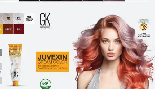 صبغة جي كي هير GK Hair Juvexin Cream Color