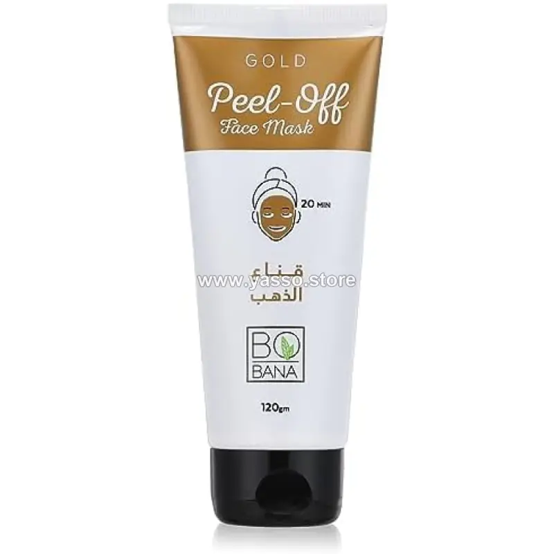ماسك قناع الذهب الفاخر لتجديد ونضارة البشرة من بوبانا - لجميع أنواع البشرة - ذهب - YASSO STORE