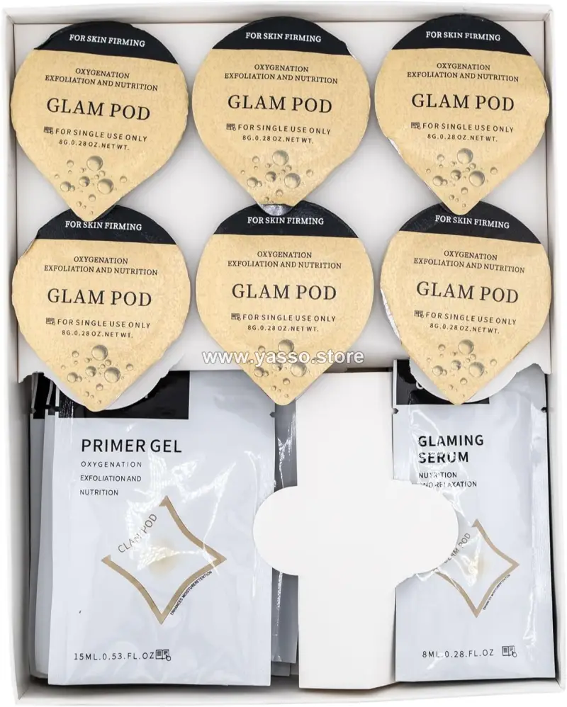 كيت اوكسجينيو جلام – OxyGeneo Glam Kit إشراقة فورية ولمعان مثالي - جلام - YASSO STORE