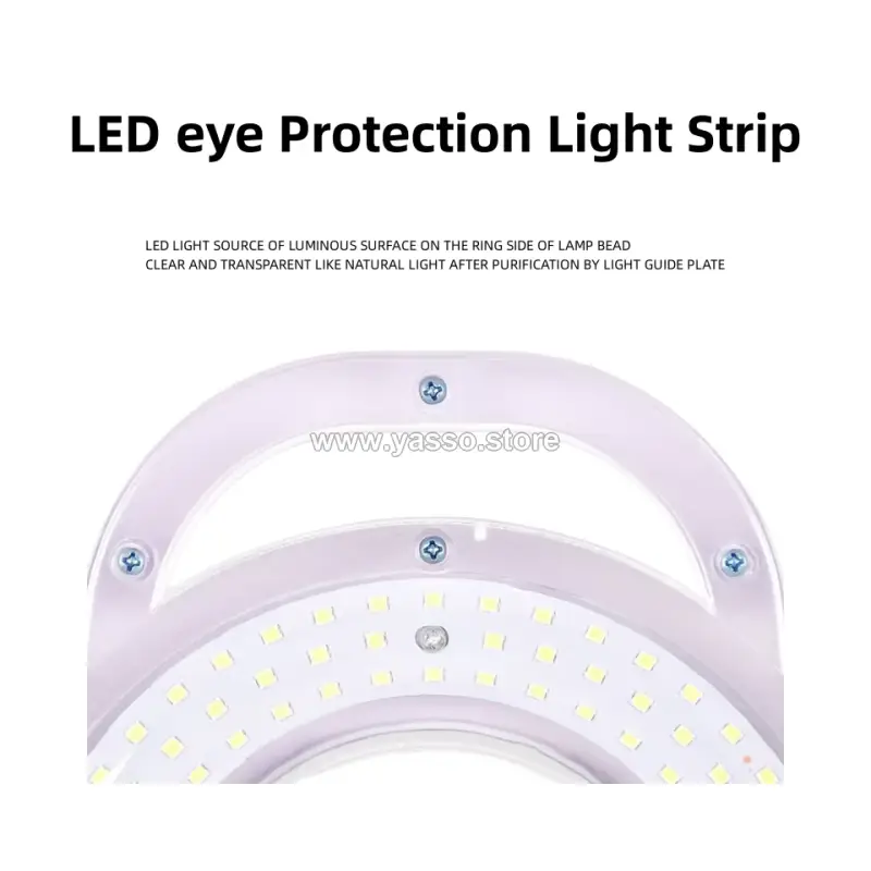مصباح التجميل الاحترافي LED بقوة تكبير 16X - دقة متناهية لنتائج مثالية - YASSO STORE