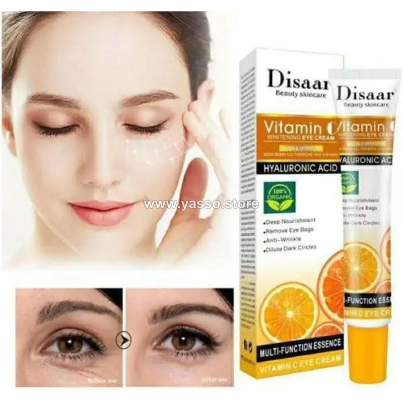 كريم الهالات الفاخر من ديسار بفيتامين C وحمض الهيالورونيك سر النظرة المشرقة ✨ - YASSO STORE