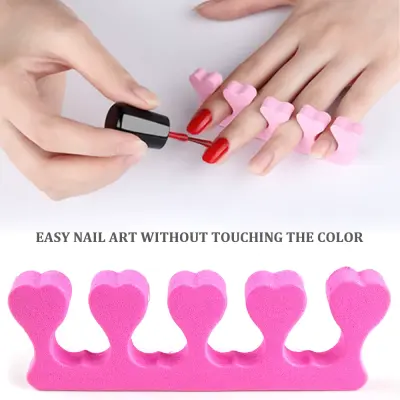 فواصل أصابع الفاخرة لعناية ملكية 💅✨ - كيس 24 قطعة - صورة إضافية