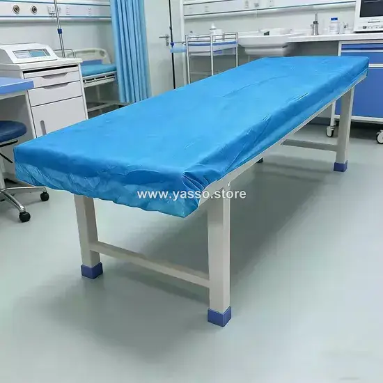 ملاية سرير كشف شيزلونج - مزودة باستك في الزوايا لضمان تثبيت مثالي على السرير مقاس 80*230 سم خامه متوسطة - YASSO STORE