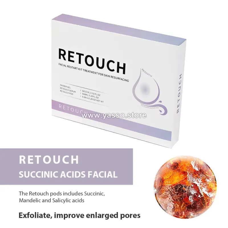 كيت اوكسجينيو ريتاتش – OxyGeneo Retouch Kit تنعيم البشرة وتهيئتها قبل المكياج - ريتوتش - YASSO STORE