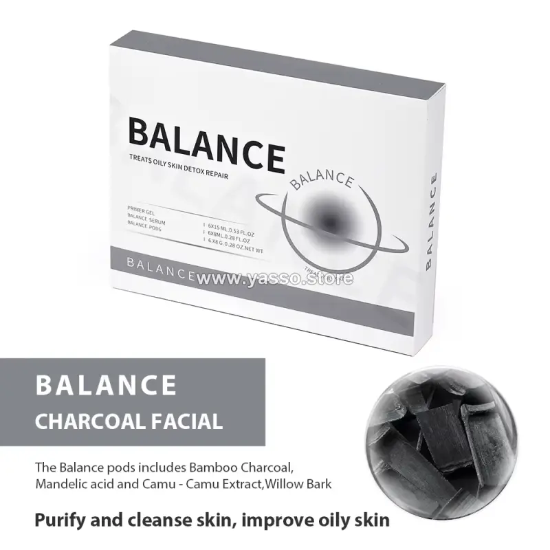 كيت اوكسجينيو بالانس – OxyGeneo Balance Kit تنظيم الدهون وتهدئة البشرة - بالانس - YASSO STORE