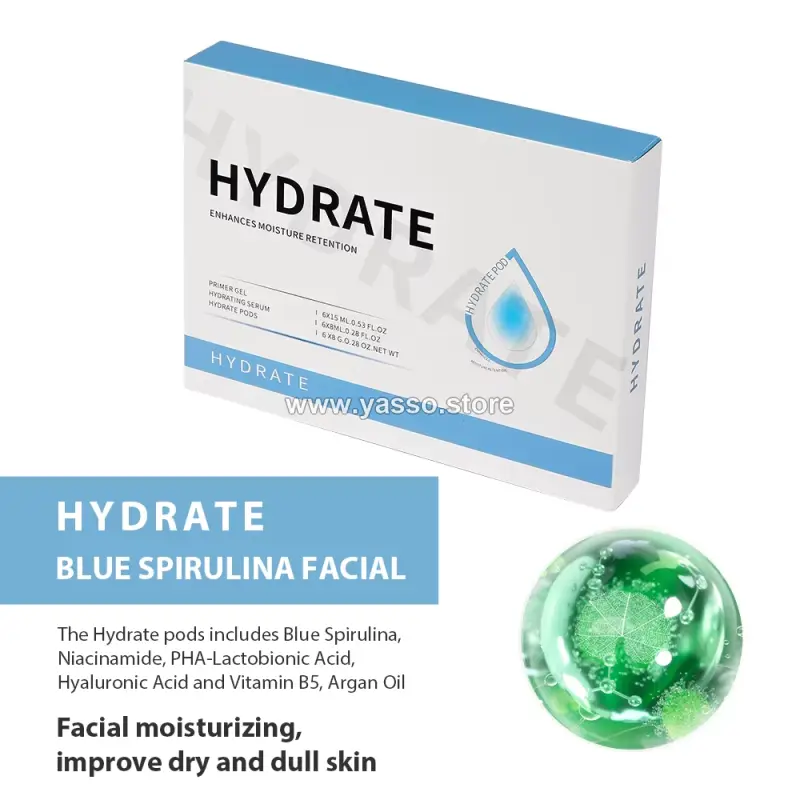 كيت اوكسجينيو هايدريت – OxyGeneo Hydrate Kit ترطيب عميق وامتلاء صحي للبشرة - هيدرات - YASSO STORE