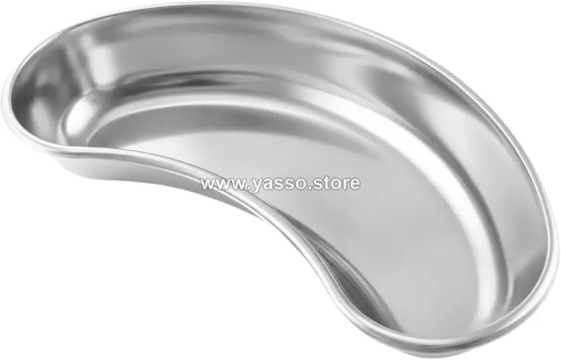 طبق كلوي صغير من الستانلس ستيل الطبي عالي الجودة – مثالي للعيادات والمستشفيات - 15سم - YASSO STORE