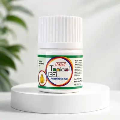 جل التخدير الموضعي I-Gel بتركيز 20% بنزوكايين – سريع المفعول لتخدير البشرة وتخفيف آلام الفم - صورة إضافية