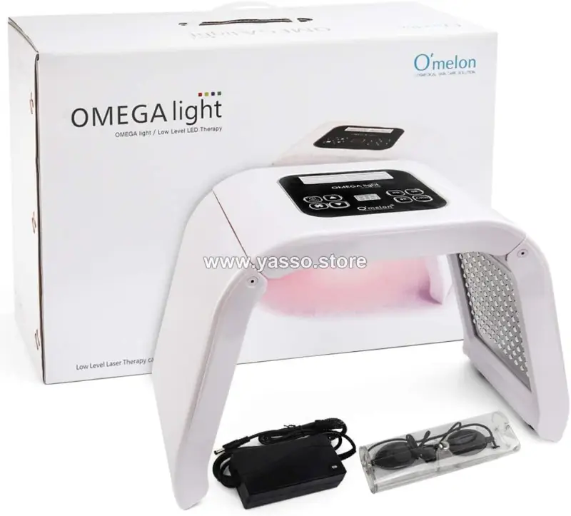 جهاز اوميجا لايت PDT للعلاج الضوئي LED – Omega Light Photon Therapy Device للعناية الاحترافية بالبشرة - YASSO STORE