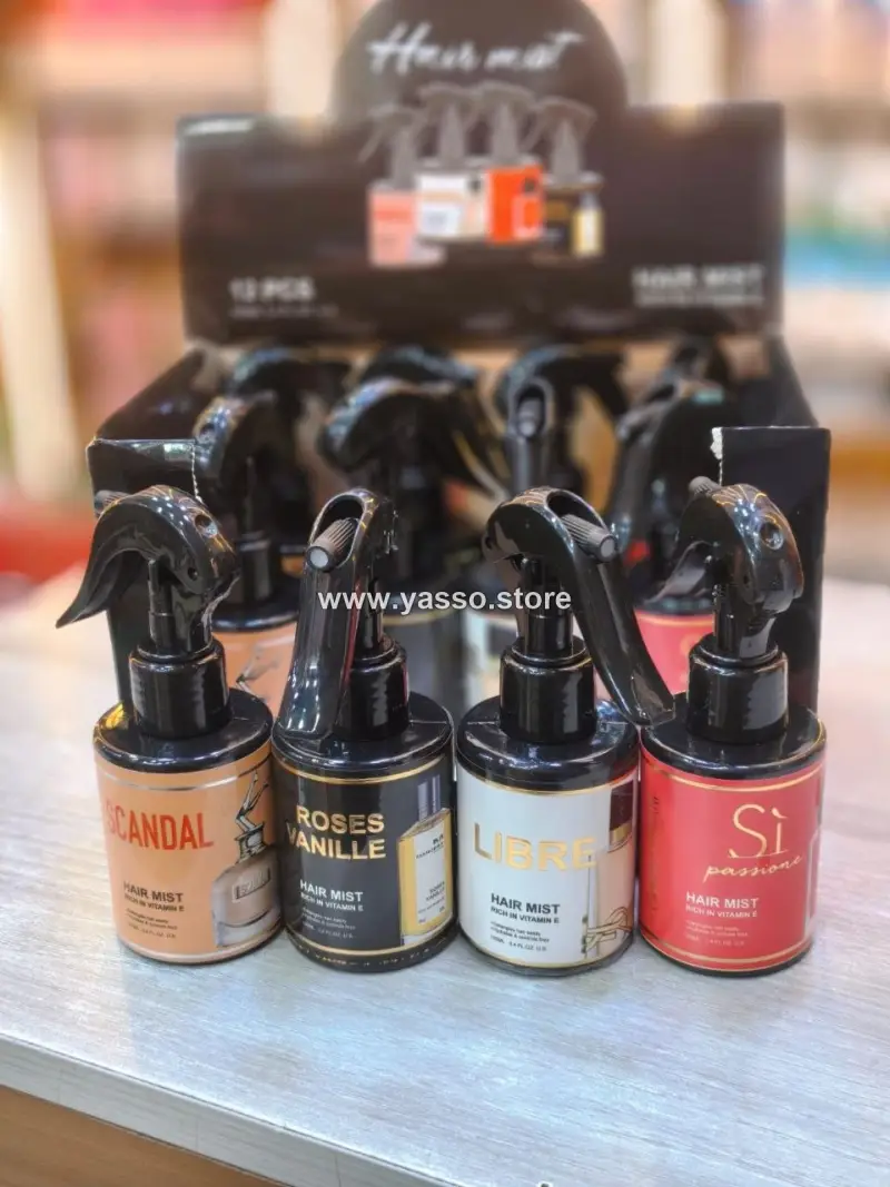برفان شعر ماركات (Hair Mist) – عطر للشعر بتركيبة مرطبة وثبات يدوم حتى 48 ساعة - YASSO STORE