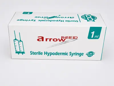 سرنجات أنسولين أرو 1 مل Arrow Syringe – إبرة دقيقة للاستخدام الطبي - YASSO STORE