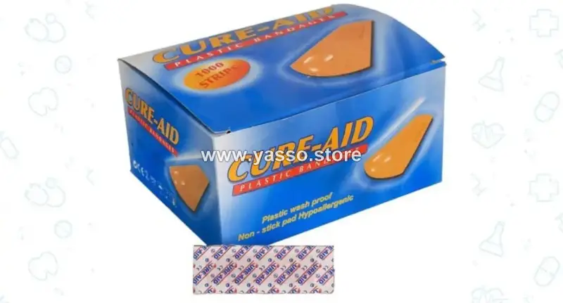 بلاستر جروح طويل مقاوم للماء – حماية قوية وثبات ممتاز (علبة 1000 قطعة) - YASSO STORE