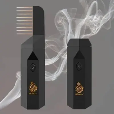 مشط مبخرة الشعر والملابس – الإصدار المطوّر | مبخرة محمولة قابلة للشحن USB - YASSO STORE