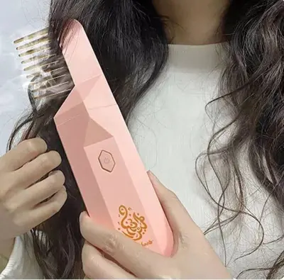 مشط مبخرة الشعر والملابس – الإصدار المطوّر | مبخرة محمولة قابلة للشحن USB - صورة إضافية