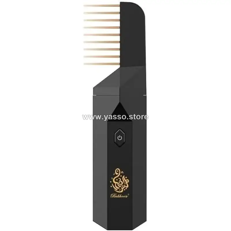 مشط مبخرة الشعر والملابس – الإصدار المطوّر | مبخرة محمولة قابلة للشحن USB - YASSO STORE