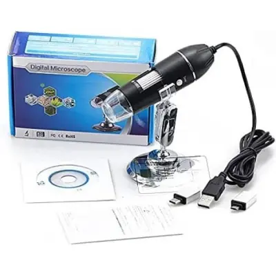 ديرماسكوب رقمي USB لفحص البشرة والشعر - ميكروسكوب احترافي بدقة عالية مع إضاءة LED وتصوير مباشر - صورة إضافية