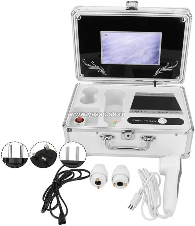جهاز تحليل فروة الرأس والشعر والجلد 50X/200X بشاشة LCD 7 بوصة – Scalp & Hair Analyzer - YASSO STORE