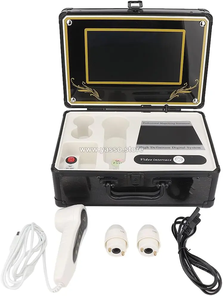 جهاز تحليل فروة الرأس والشعر والجلد 50X/200X بشاشة LCD 7 بوصة – Scalp & Hair Analyzer - YASSO STORE