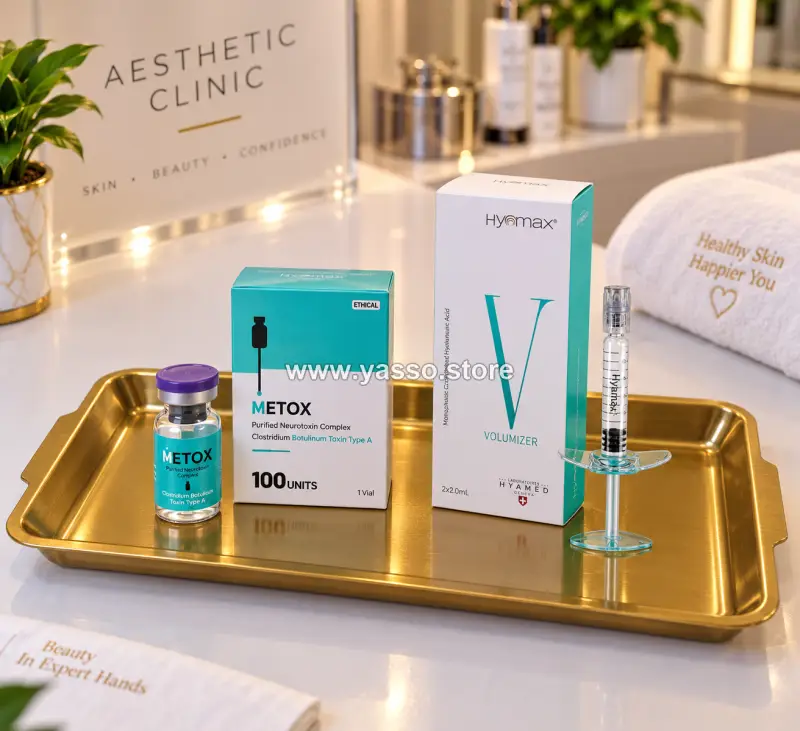 صينية مستلزمات التجميل الطبية الذهبية – صينية تقديم وتنظيم أدوات عيادات التجميل - YASSO STORE