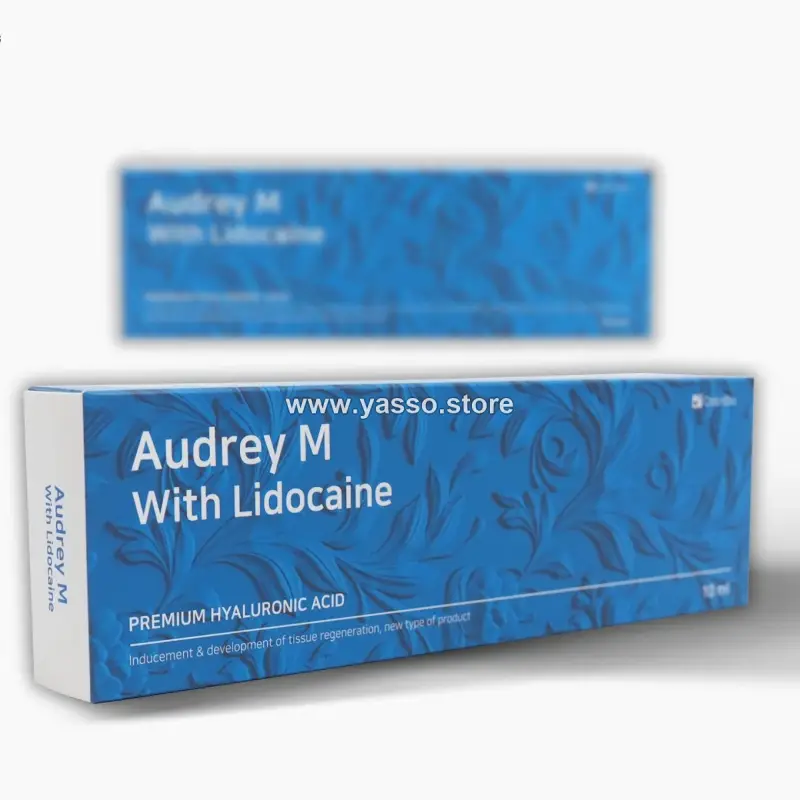 Audrey M With Lidocaine Filler 10ml – فيلر حمض الهيالورونيك لتعبئة التجاعيد وتحديد ملامح الوجه - YASSO STORE