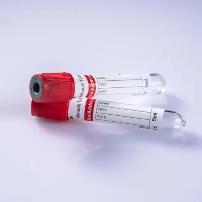 أنابيب سحب الدم الحمراء Plain Tube | أنابيب جمع عينات المصل للاستخدام المخبري الاحترافي - YASSO STORE