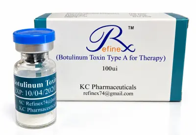 ريفينكس Refinex 100U – بوتولينوم توكسين نوع A للحقن للاستخدام التجميلي الاحترافي - YASSO STORE