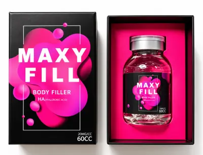 Maxy Fill 70ml ماكسي فيل : فيلر الجسم المبتكر بحمض الهيالورونيك لنحت قوام مثالي وتكبير طبيعي فاخر - صورة إضافية