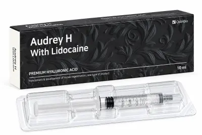 Audrey-H مع ليدوكائين 10 مل: فيلر حمض الهيالورونيك الفاخر لنحت الوجه والجسم بلا ألم - YASSO STORE