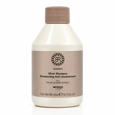 BR Silver Shampoo – شامبو سيلفر بنفسجي ايطالي من بي ار فاخر لمعادلة الاصفرار والنحاسية للشعر الأشقر والرمادي – 300 مل - YASSO STORE