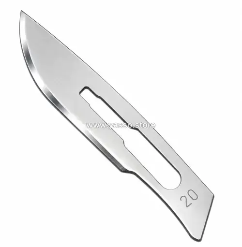 مشارط ديرمابلانينج صيني – العلبة الزرقاء بجودة مميزة ودقة عالية - مقاس 20 - YASSO STORE