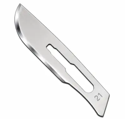 مشارط بروفاين الجراحية PROFINE Surgical Blades – معقمة عالية الجودة | عبوة 100 مشرط - مقاس 21 - صورة إضافية