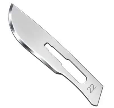 مشارط بروفاين الجراحية PROFINE Surgical Blades – معقمة عالية الجودة | عبوة 100 مشرط - مقاس 22 - صورة إضافية