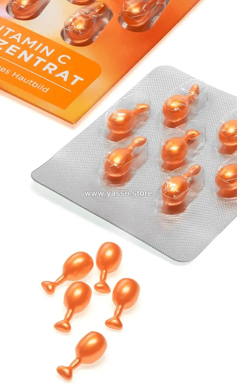 كبسولات باليا فيتامين C لنضارة وإشراقة البشرة (Balea Vitamin C) - YASSO STORE