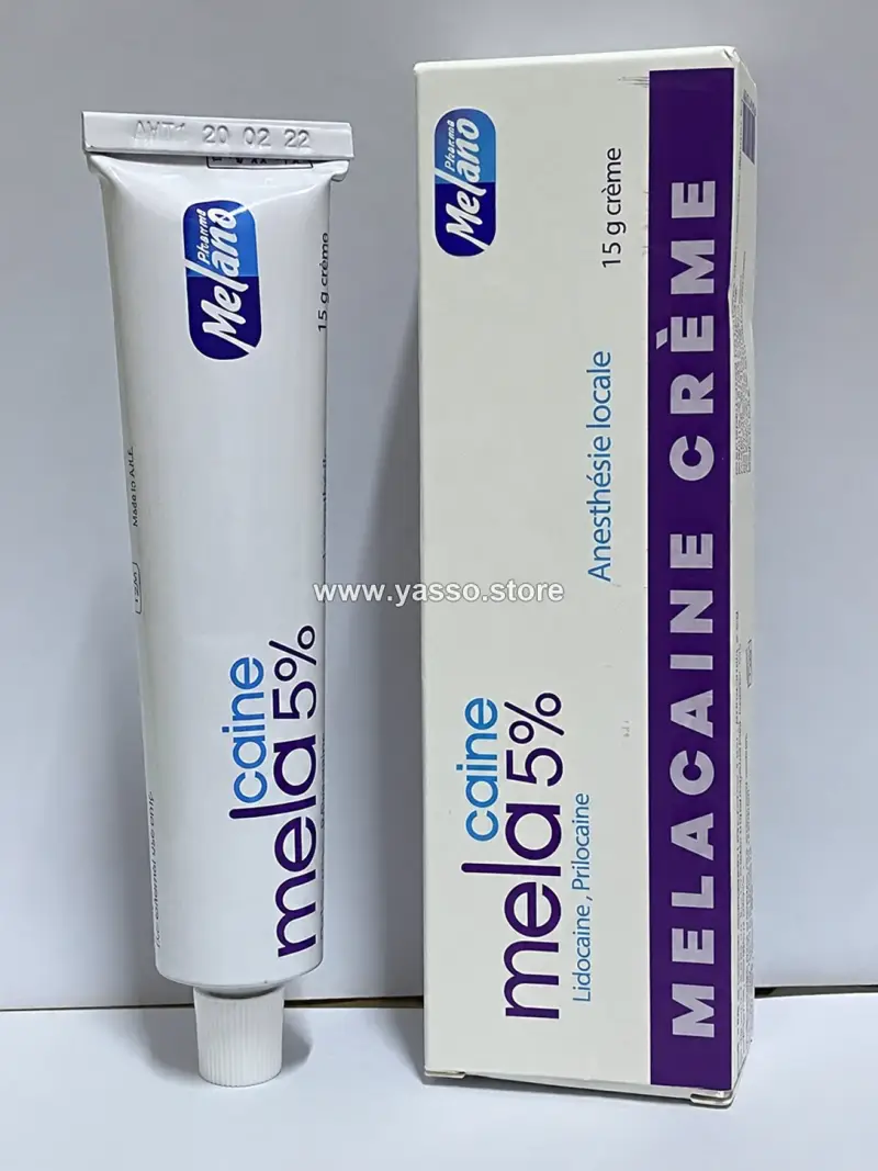 Melacaine Cream – كريم ميلاكايين مخدر موضعي قوي لتخفيف الألم 15 جرام - YASSO STORE