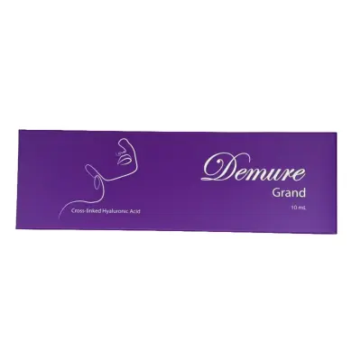 Demure Grand 10ml: فيلر الهيالورونيك الكوري الفاخر لنحت الوجه، تعزيز الخدود، وعلاج التجاعيد العميقة - YASSO STORE