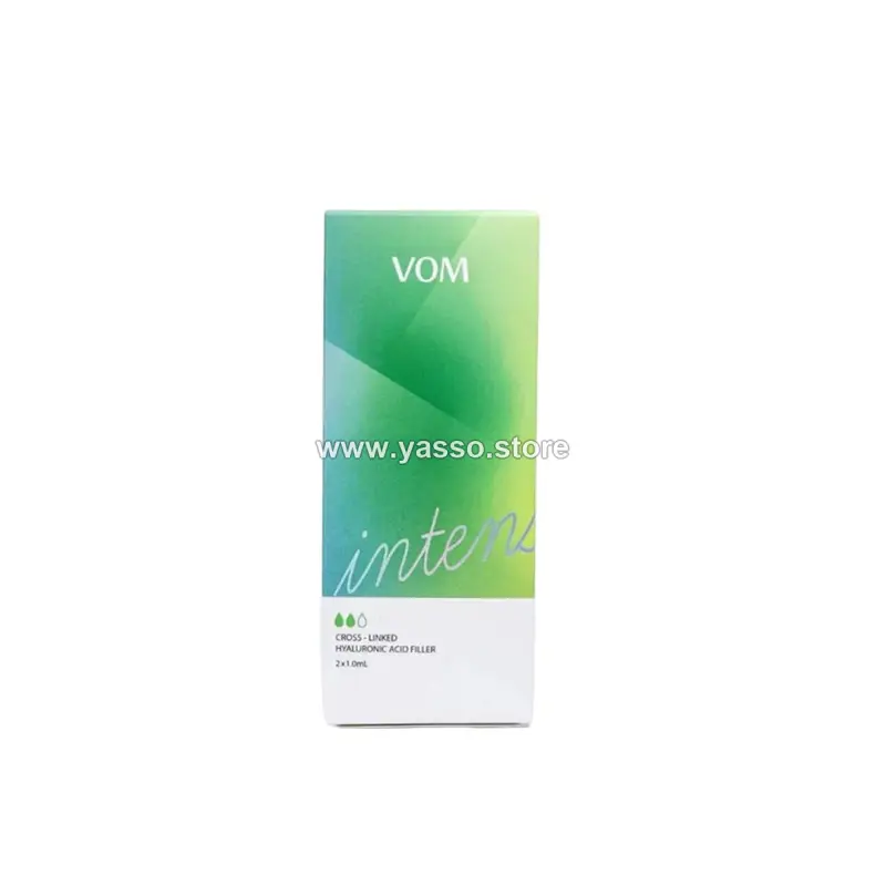 فيلر VOM Intensive 1ml بحمض الهيالورونيك والليدوكايين 1 مل – لتحديد ملامح الوجه وتعبئة التجاعيد - YASSO STORE