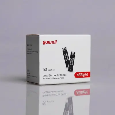 دقة احترافية في قياس السكر: شرائط Yuwell الأصلية 50 شريط لمتابعة صحتك بثقة وسهولة - YASSO STORE